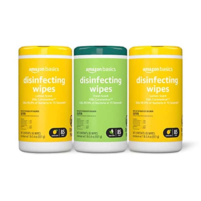 Amazon disinfecting deals wipes