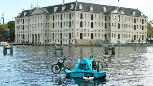 Revolutionary Hybrid Bike/Boat/Camper Hybrid Now Available For Pre-Order -  Unofficial Networks