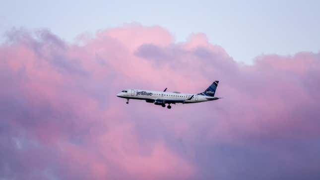 A JetBlue Airways plane