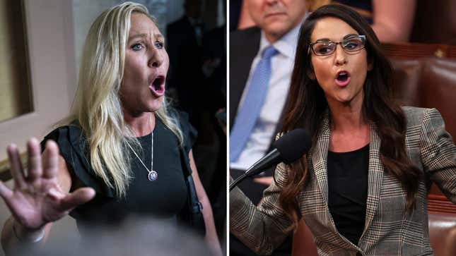 Marjorie Taylor Greene and Lauren Boebert’s Bathroom Fight Sounds Hella Awkward