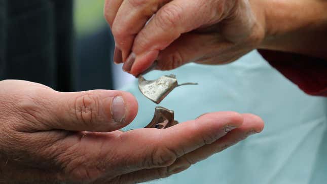 Shrapnel from a Takata airbag