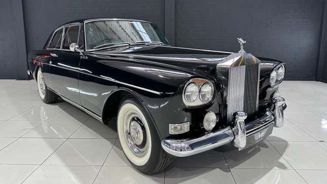 A black 1964 Rolls Royce Silver Cloud III Mulliner Park Ward FHC 