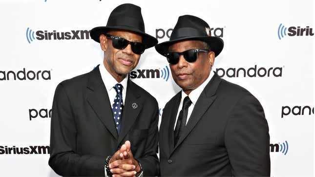 Jimmy Jam and Terry Lewis take part in SiriusXM’s Virtual Town Hall with Jimmy Jam and Terry Lewis hosted by Stephen Hill at SiriusXM Studios on July 27, 2021 in New York City.