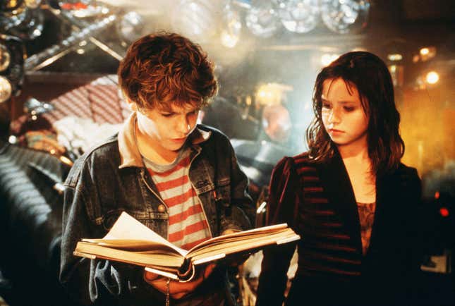 Melody Kay with Jason James Richter in The NeverEnding Story