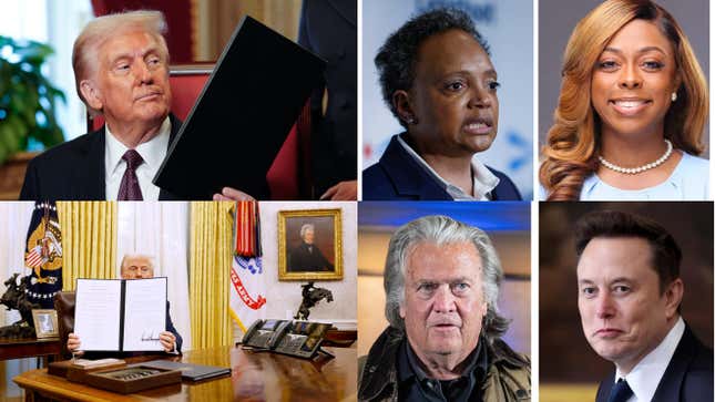 Image for article titled Lori Lightfoot’s Probe Into “Super Mayor” Tiffany Henyard, Why Trump&#39;s Attempt To Overturn The 14th Amendment Should Scare Everyone, Steve Bannon Goes After Elon Musk, The Latest Update About Trump’s Federal Funding Freeze And More