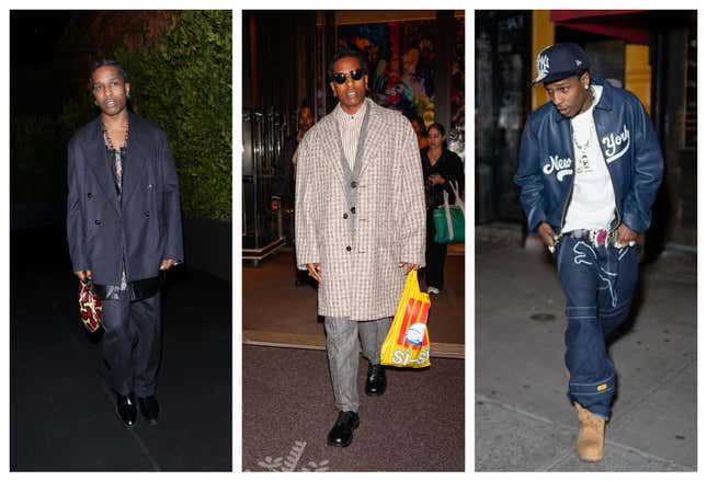 Image for article titled The Evolution of A$AP Rocky&#39;s Style