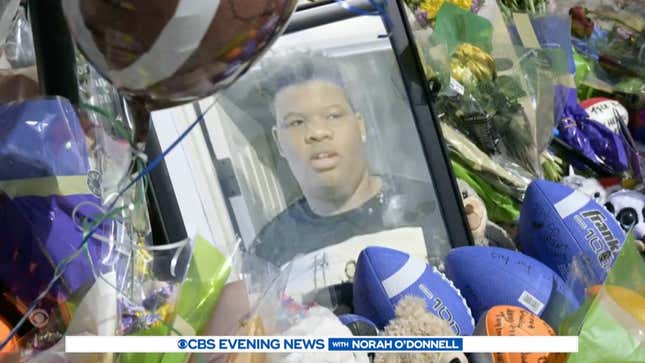 Memorial for Tyre Sampson at the bottom of FreeFall drop tower ride at Orlando ICON Park. 