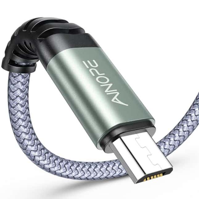 Image for article titled AINOPE 2-Pack Micro USB Cable Android Charger [6.6ft], Now 44% Off