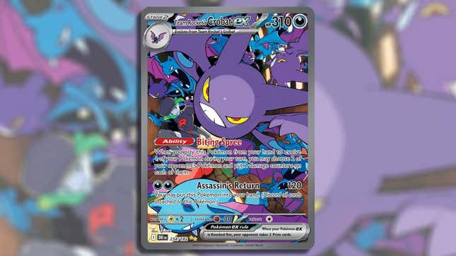 Team Rocket’s Crobat ex Special Illustration Rare
