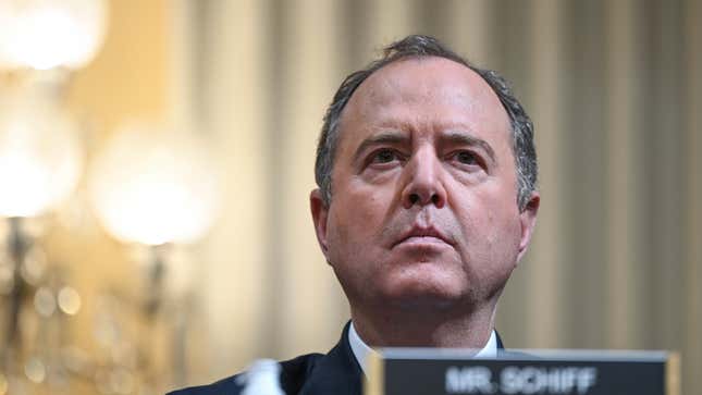 Adam Schiff, Chair of the House Select Committee on Intelligence. 