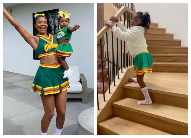 Bild für Artikel mit dem Titel Ansehen: Kaavia Wade imitiert in einem bezaubernden neuen Video die „Bring it on“-Bewegungen von Mama Gabrielle Union