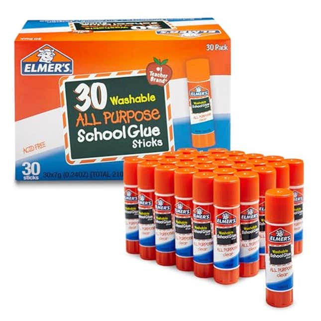 Image for article titled Elmer&#39;s All Purpose School Glue Sticks, Now 51% Off