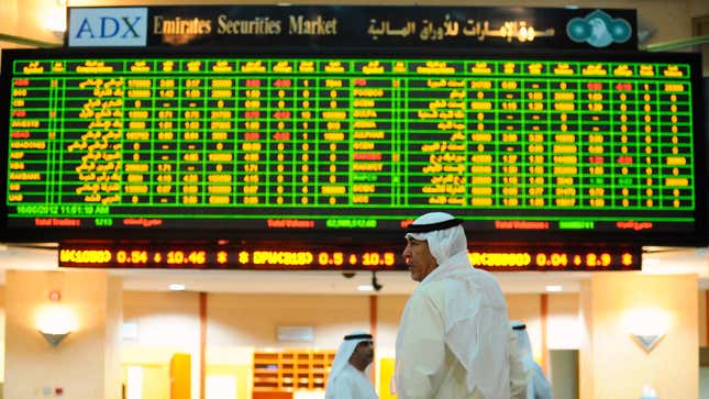 Abu Dhabi’s exchange is heating up. 