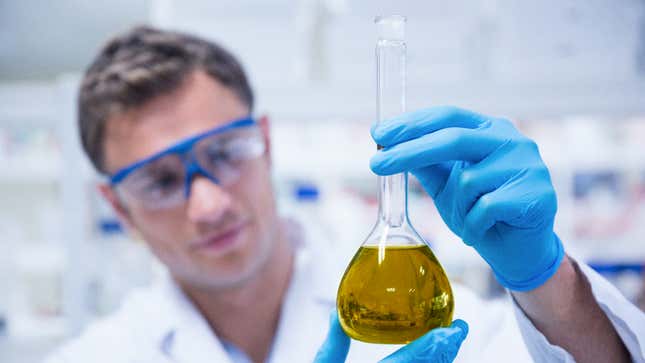 Determined Lab Researcher Not Giving Up On Finding Something That Can Be Cured By Drinking Own Urine