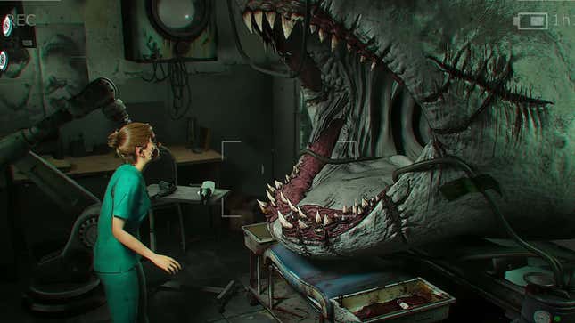 Image for article titled New Horror Game Is All About Doing Dentist Work On A Shark That Wants To Kill You