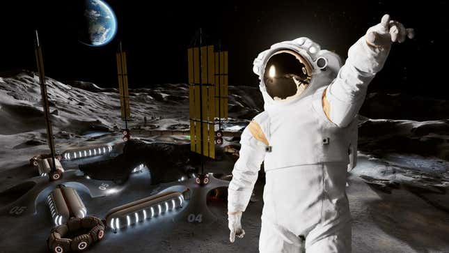 Lunar Horizon is an immersive game that takes place on the Moon.
