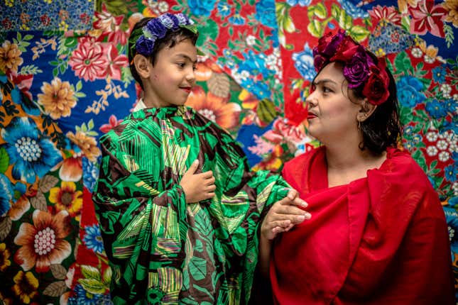 Image for article titled Photos: Anyone in the world can be Frida Kahlo
