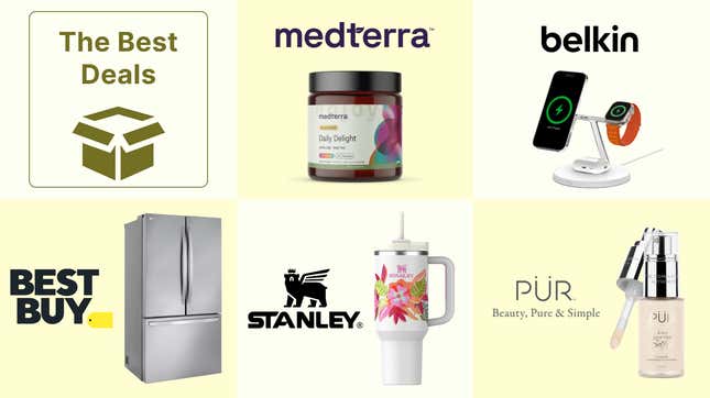 Image for article titled Best Deals of the Day: Belkin, Best Buy, Stanley Tumblers, Pür, Medterra &amp; More