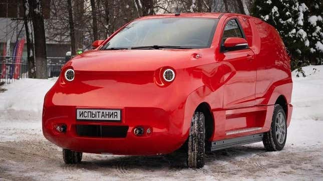 Russia's Amber electric car