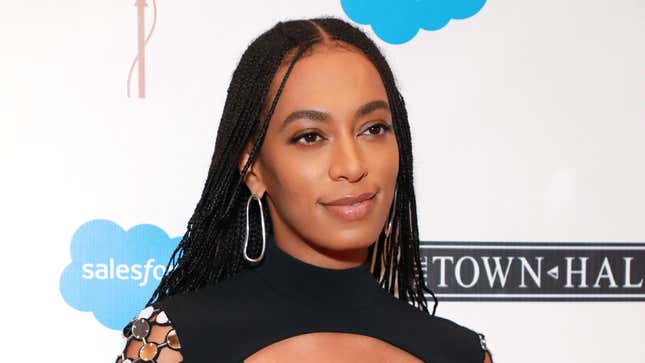 Solange Knowles attends the Lena Horne Prize Event Honoring Solange Knowles Presented by Salesforce on February 28, 2020 in New York City.