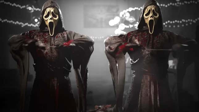 An image shows two Ghostface killers from MK1. 