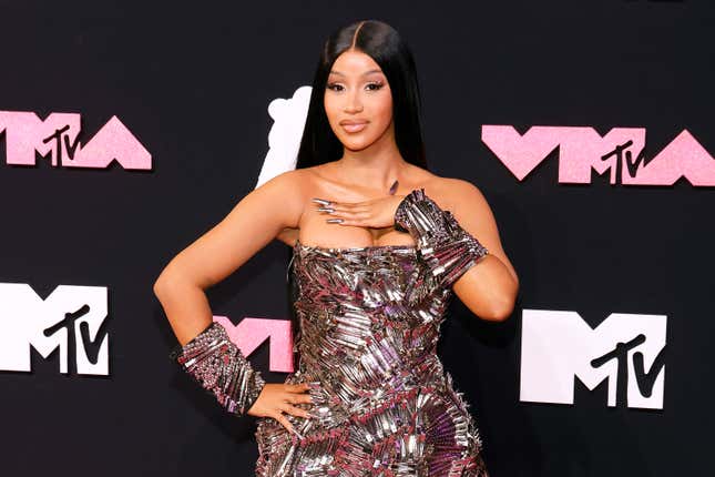 Cardi B attends the 2023 MTV Video Music Awards at Prudential Center on September 12, 2023 in Newark, New Jersey.