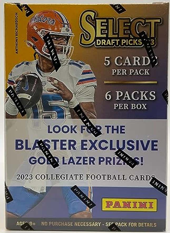 Image for article titled PANINI 2023 Select Collegiate Draft Picks Football Blaster Box, Now 21% Off