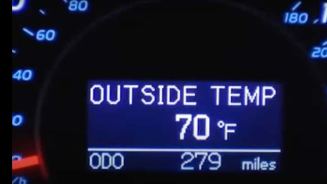 Image for article titled Don&#39;t trust your car&#39;s thermometer. Here&#39;s why