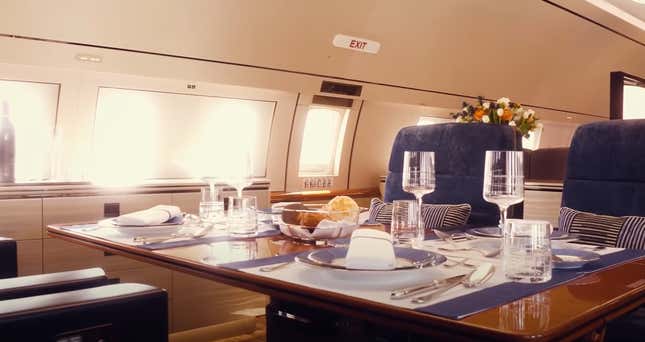 Image for article titled Tacky or Tasteful? Inside Drake&#39;s Luxurious $185 Million-Private Jet ... Yes, THAT Jet