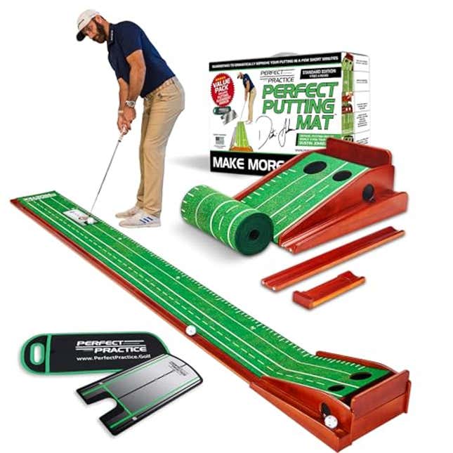 Image for article titled Elevate Your Practice Indoor Golf with the Perfect Practice Putting Mat, 15% Off Coupon Code