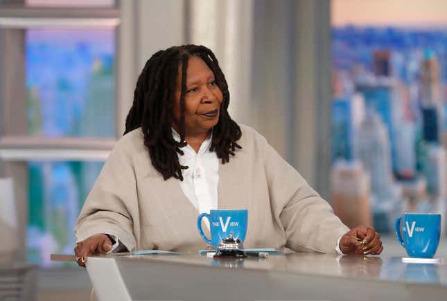 Whoopi Goldberg on the set of The View on March 29, 2023 in New York City.