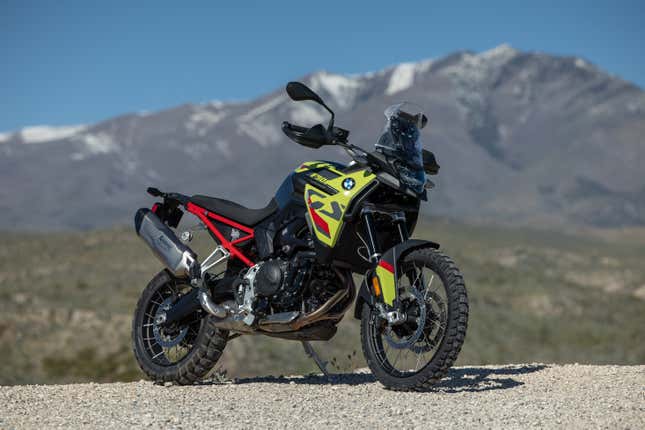 The BMW F900GS in Sao Paulo Yellow