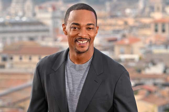 Anthony Mackie during the Captain America: Brave New World film photocall at hotel de la ville. Rome (Italy), January 27th, 2025.