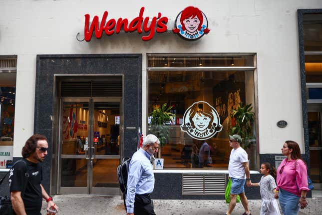 A Wendy’s in New York.