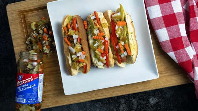 Giardiniera with Italian beef