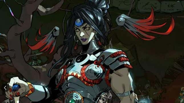 Nemesis looking buff and hot in Hades 2