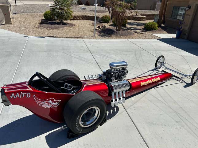 Image for article titled At $31,000, Is This 1967 Logghe Dragster A Cackling-Good Deal?