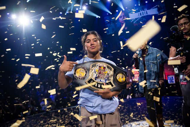 B-Girl India from Holland won the 2022 Red Bull BC One World Final.