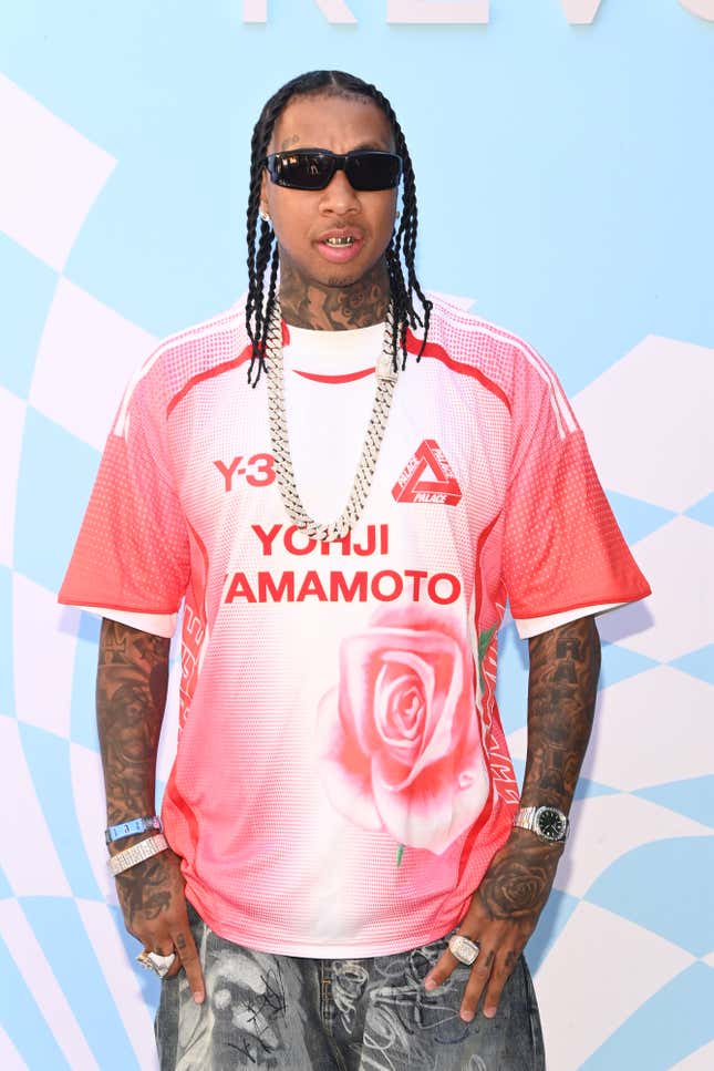 PALM SPRINGS, KALIFORNIEN – 13. APRIL: Tyga nimmt am 13. April 2024 am Revolve Festival 2024 im HOTEL Revolve in Palm Springs, Kalifornien, teil. 