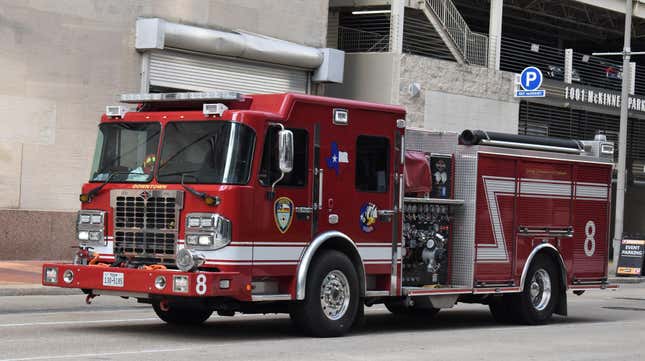 Houston fire truck