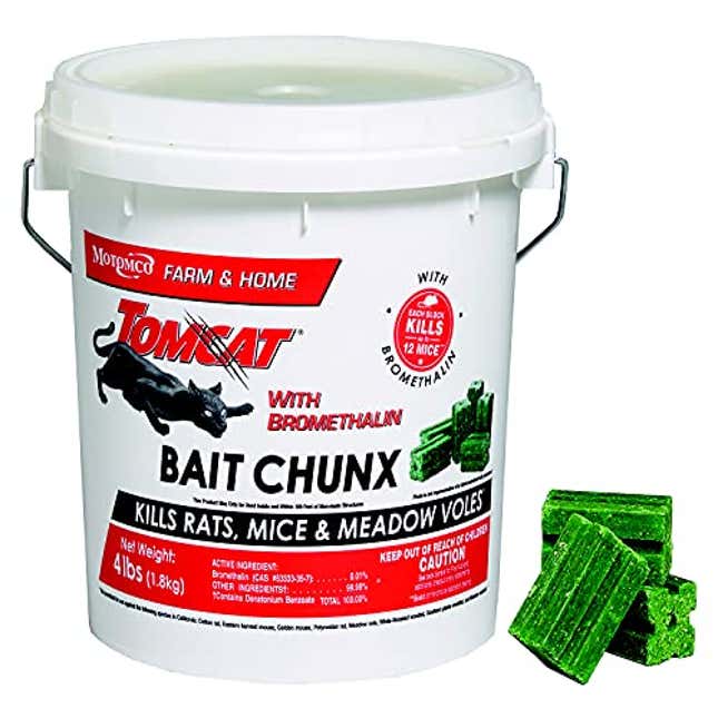 Image for article titled Tomcat with Bromethalin Bait Chunx Pail, Now 13% Off