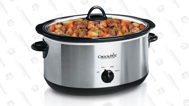 Crock-Pot 7-Quart Oval Manual Slow Cooker | $25 | Amazon