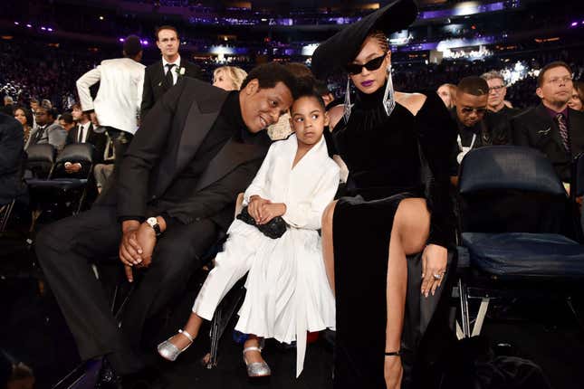 Image for article titled Move Over Beyoncé and Jay-Z! Blue Ivy Has Gold Plaques of Her Own