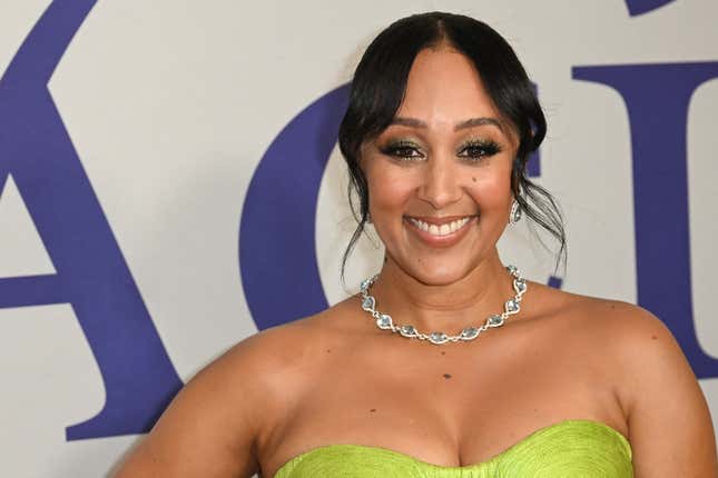 Tamera Mowry-Housley attends the Alliance for Women in Media Foundation 49th Gracie awards at the Beverly Wilshire in Beverly Hills, California on May 21, 2024.