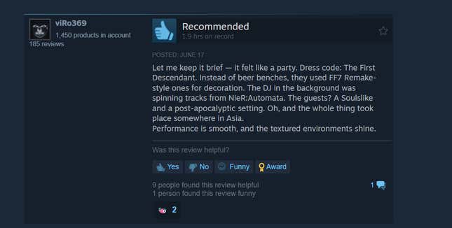 Image for article titled Stellar Blade, As Told By Steam Reviews