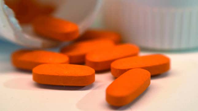 Tablets of ibuprofen 