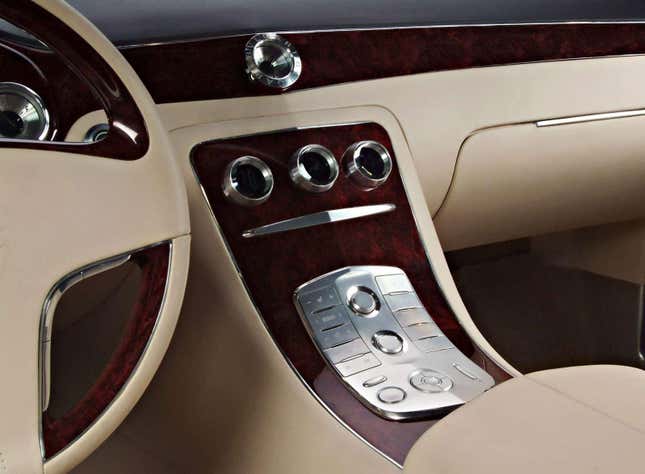 2003 Cadillac Sixteen Concept Interior