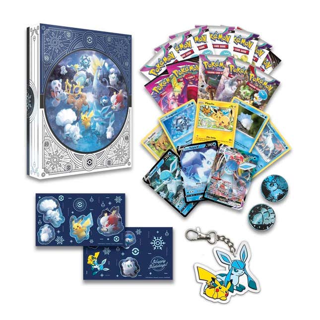 Winter-themed Pokémon cards