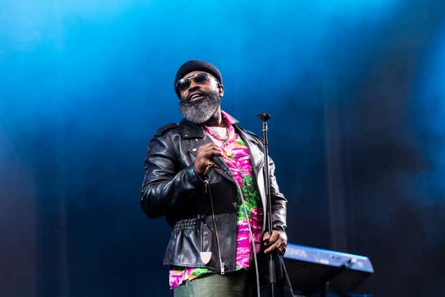 GLASGOW, SCOTLAND - JULY 23: (EDITORIAL USE ONLY) Black Thought of The Roots performs on stage at Hampden Park National Stadium on July 23, 2023 in Glasgow, Scotland. 