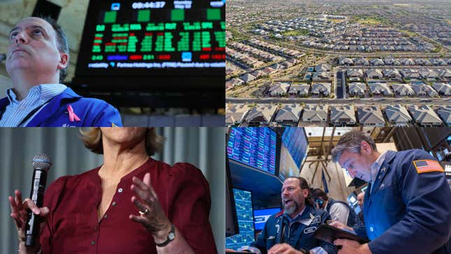 Image for article titled Stocks rally, Tesla's board chair sells, and Coinbase's big moment: Markets news roundup